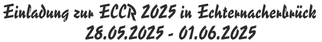 Anmeldeformular ECCR 2025 deutsch neu - invitation Anmeldeformular ECCR 2025 deutsch neu - invitation
